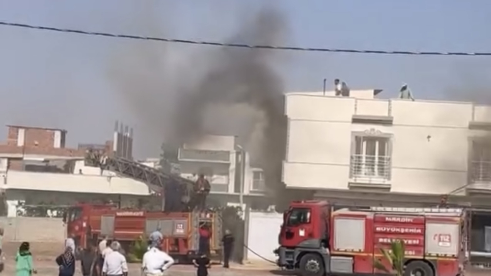Nusaybin’de Yangın