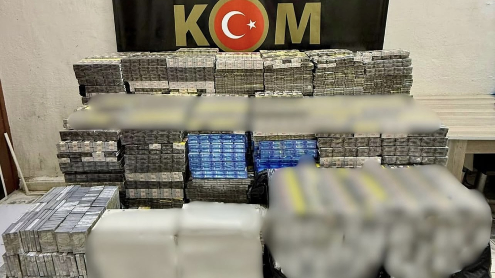 NUSAYBİN’DE KAÇAK SİGARA OPERASYONU